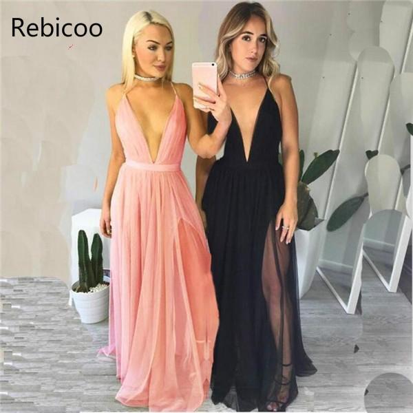Sexy Women Summer Chiffon Sleeveless Boho Long Maxi Evening Party Beach Dress 4 Colors  New Dress Women vestidos